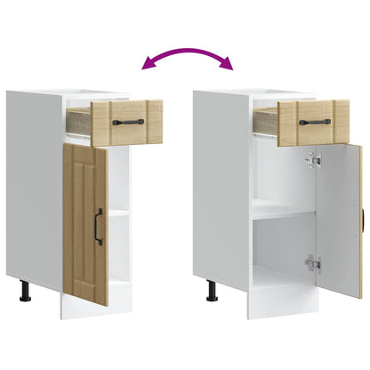 Kitchen Base Cabinet Lucca Sonoma Oak Engineered Wood