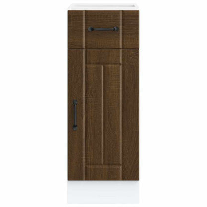 Kitchen Base Cabinet Lucca Brown Oak Engineered Wood