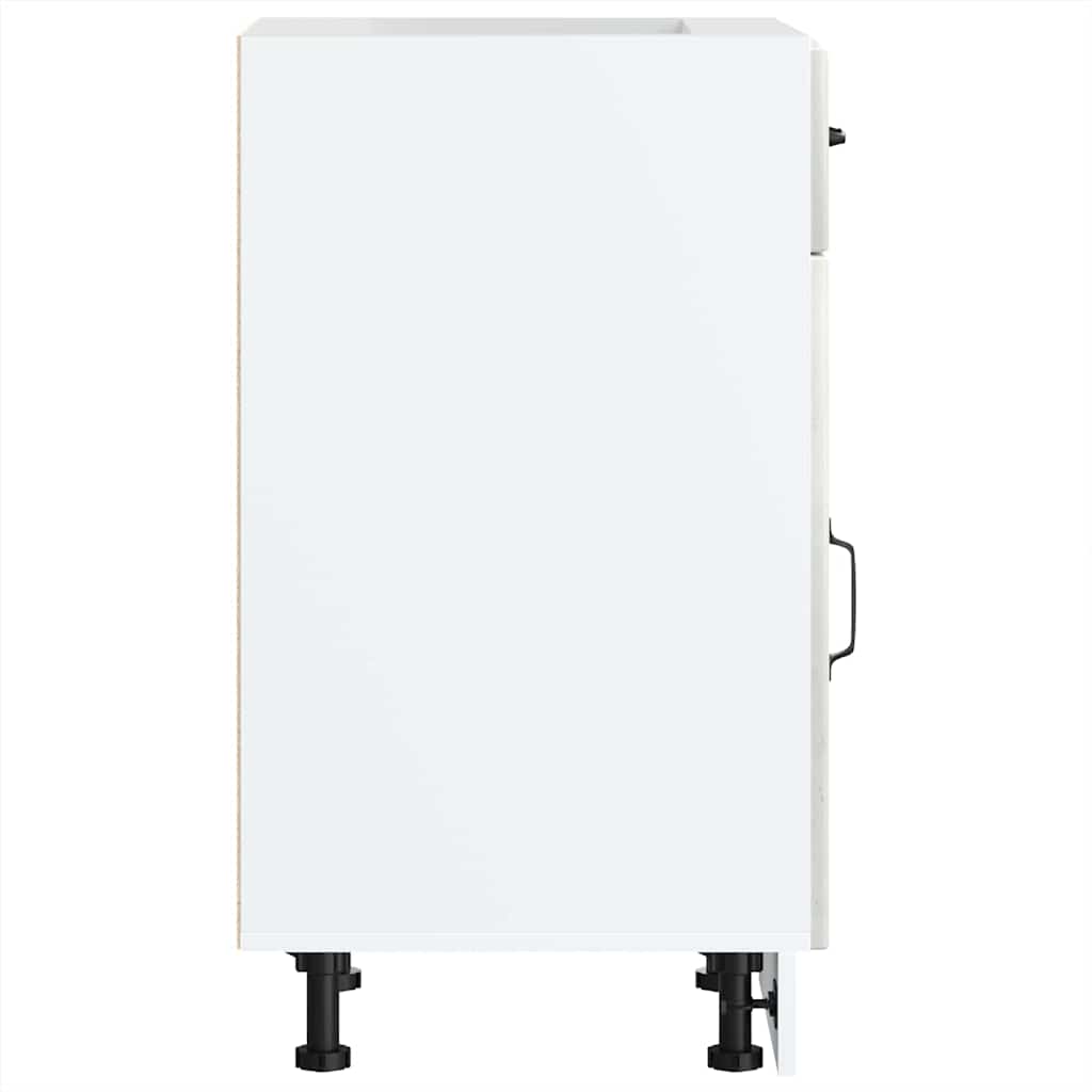 Kitchen Base Cabinet Lucca Concrete Grey Engineered Wood