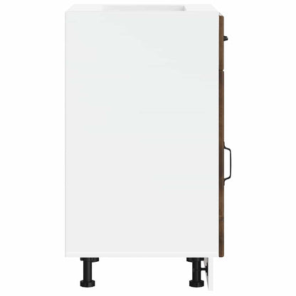 Kitchen Base Cabinet Lucca Smoked Oak Engineered Wood