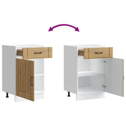 Kitchen Base Cabinet Lucca Artisan Oak Engineered Wood