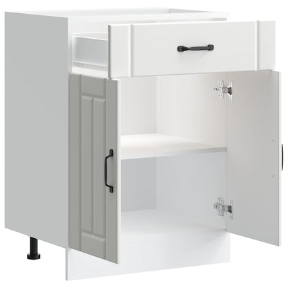 Kitchen Base Cabinet Lucca White Engineered Wood