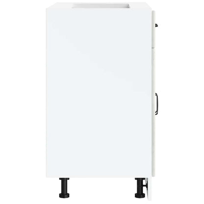 Kitchen Base Cabinet Lucca Concrete Grey Engineered Wood