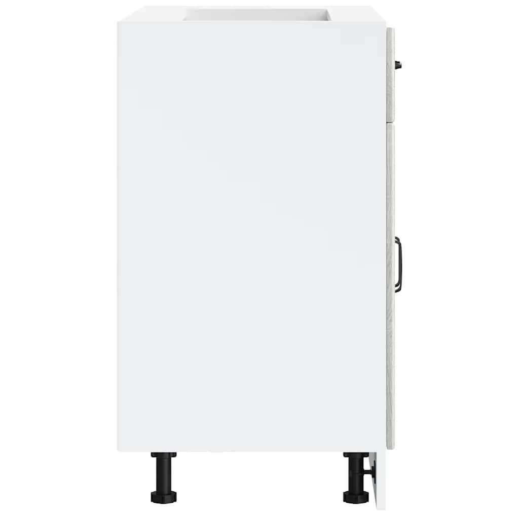 Kitchen Base Cabinet Lucca Grey Sonoma Engineered Wood