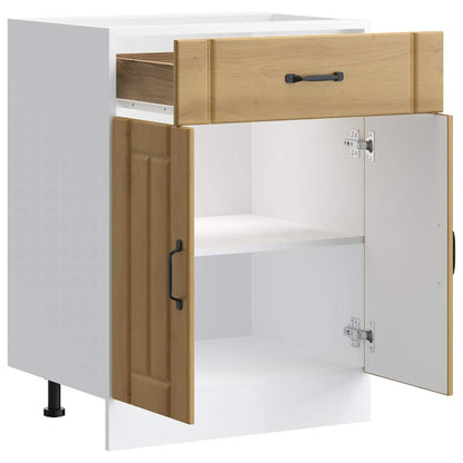 Kitchen Base Cabinet Lucca Artisan Oak Engineered Wood