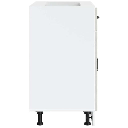 Kitchen Base Cabinet Lucca Concrete Grey Engineered Wood