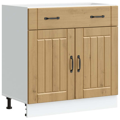 Kitchen Base Cabinet Lucca Artisan Oak Engineered Wood