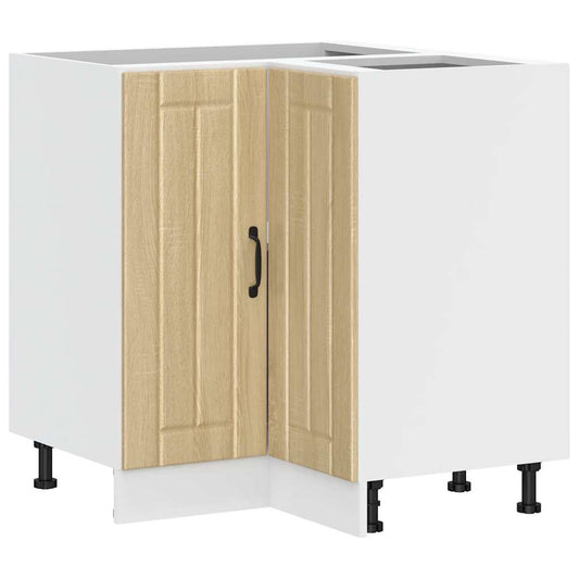 Kitchen Corner Base Cabinet Lucca Sonoma Oak Engineered Wood