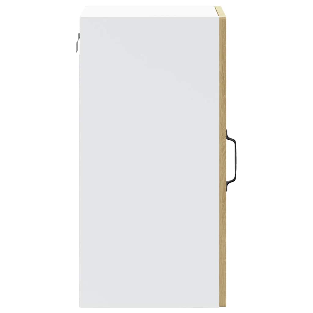Kitchen Wall Cabinet with Glass Door Lucca Sonoma Oak
