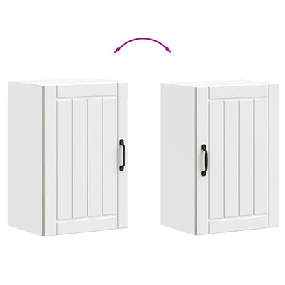 Kitchen Wall Cabinet Lucca White Engineered Wood