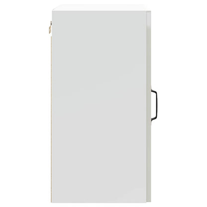 Kitchen Wall Cabinet Lucca High Gloss White Engineered Wood