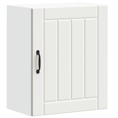 Kitchen Wall Cabinets 2 pcs Lucca White Engineered Wood