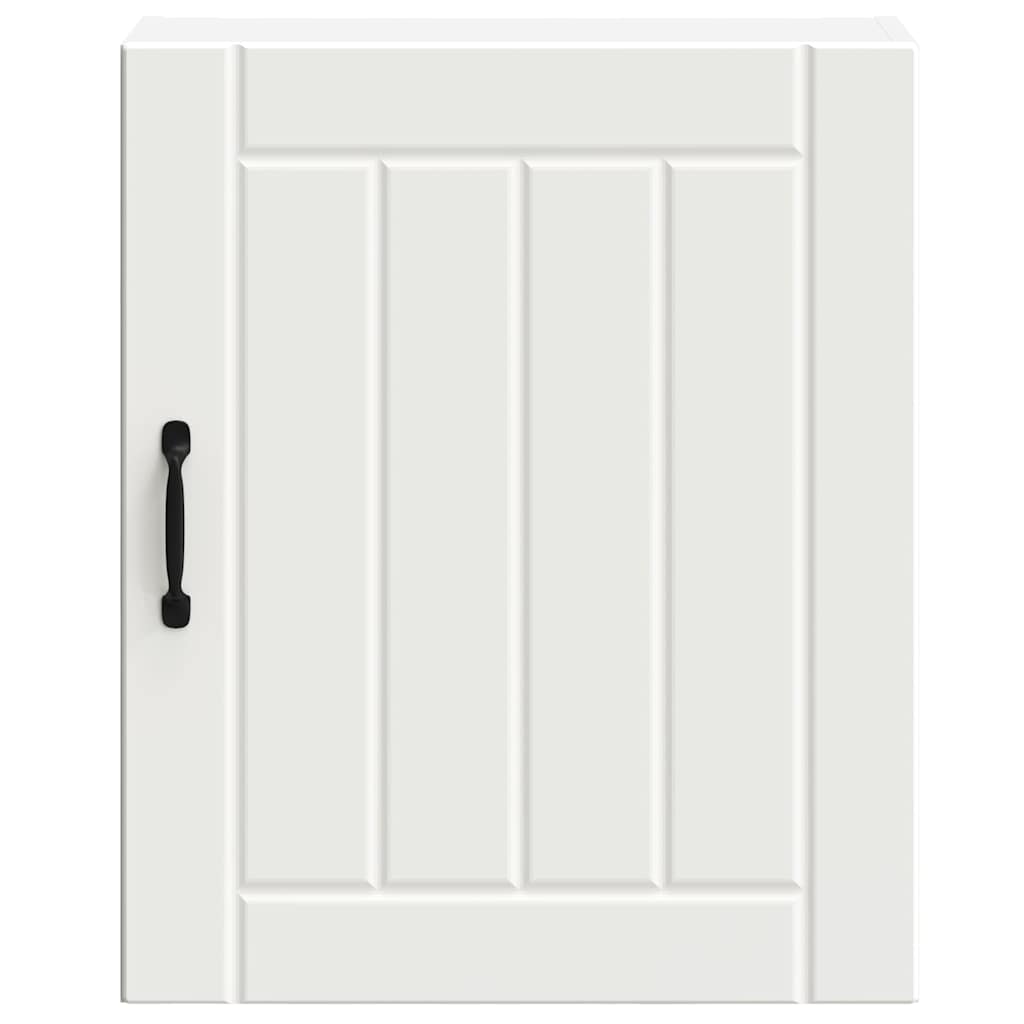Kitchen Wall Cabinets 2 pcs Lucca White Engineered Wood
