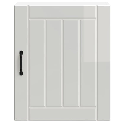 Kitchen Wall Cabinets 2 pcs Lucca High Gloss White Engineered Wood
