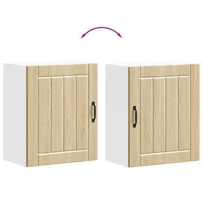 Kitchen Wall Cabinets 2 pcs Lucca Sonoma Oak Engineered Wood