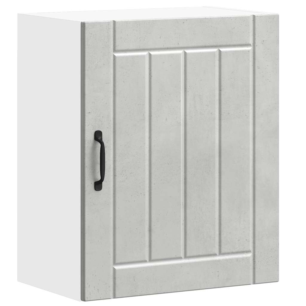 Kitchen Wall Cabinets 2 pcs Lucca Concrete Grey Engineered Wood