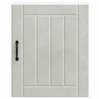 Kitchen Wall Cabinets 2 pcs Lucca Concrete Grey Engineered Wood