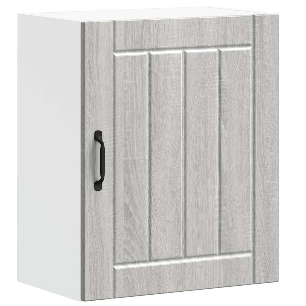 Kitchen Wall Cabinets 2 pcs Lucca Grey Sonoma Engineered Wood