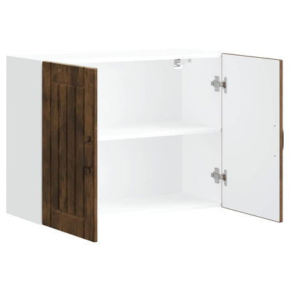 Kitchen Wall Cabinet Lucca Smoked Oak Engineered Wood