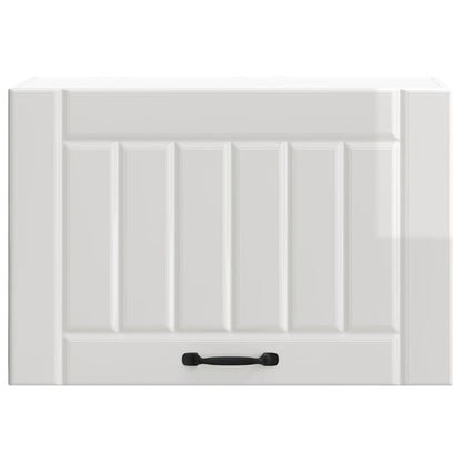 Kitchen Wall Cabinet Lucca High Gloss White Engineered Wood