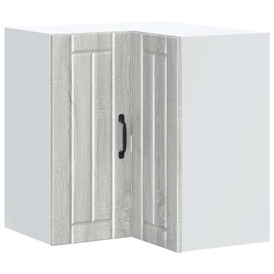 Kitchen Wall Corner Cabinet Lucca Grey Sonoma Engineered Wood