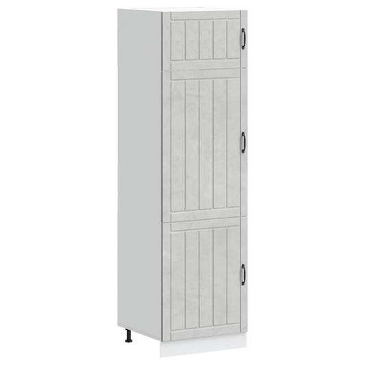 Kitchen Cupboard Lucca Concrete Grey Engineered Wood