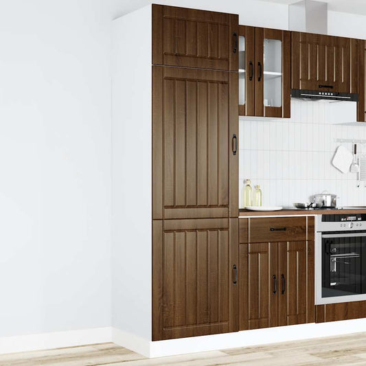 Kitchen Cupboard Lucca Brown Oak Engineered Wood