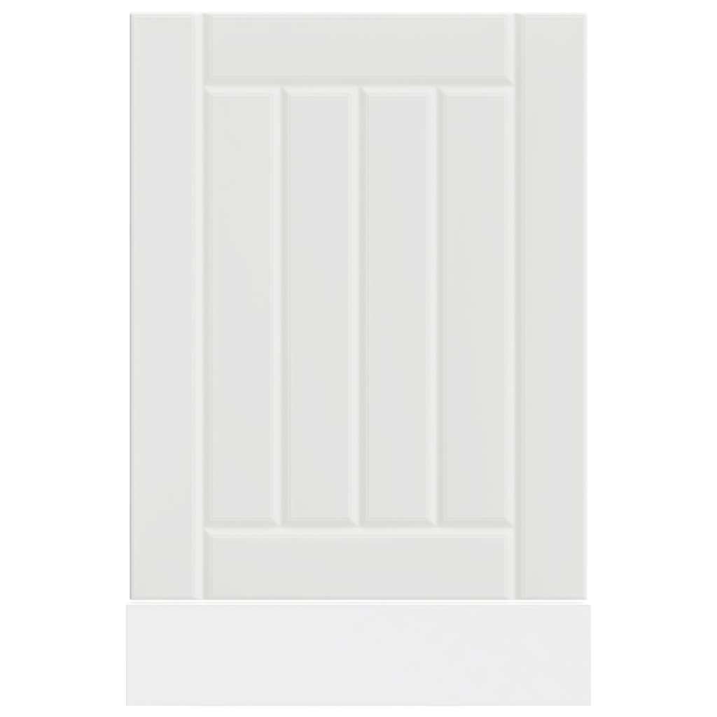 Dishwasher Panel Lucca White Engineered Wood