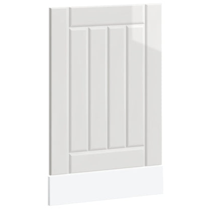 Dishwasher Panel Lucca High Gloss White Engineered Wood