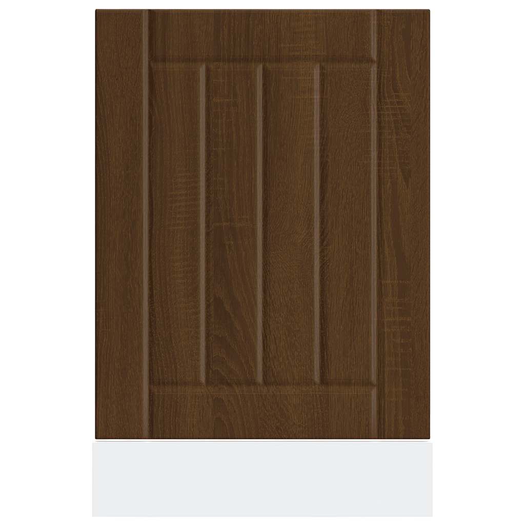 Dishwasher Panel Lucca Brown Oak Engineered Wood