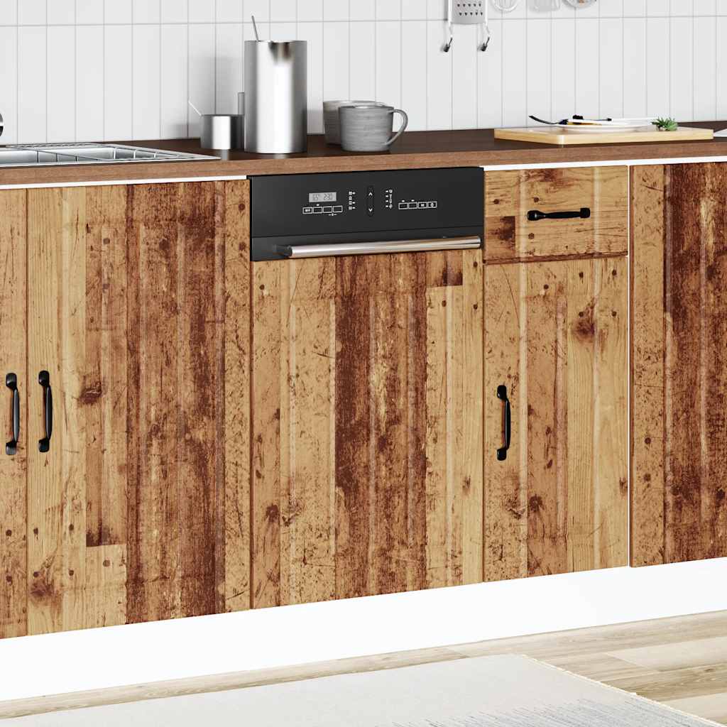 Dishwasher Panel Lucca Old Wood Engineered Wood