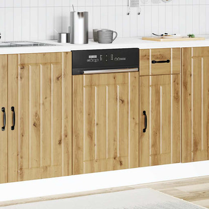 Dishwasher Panel Lucca Artisan Oak Engineered Wood