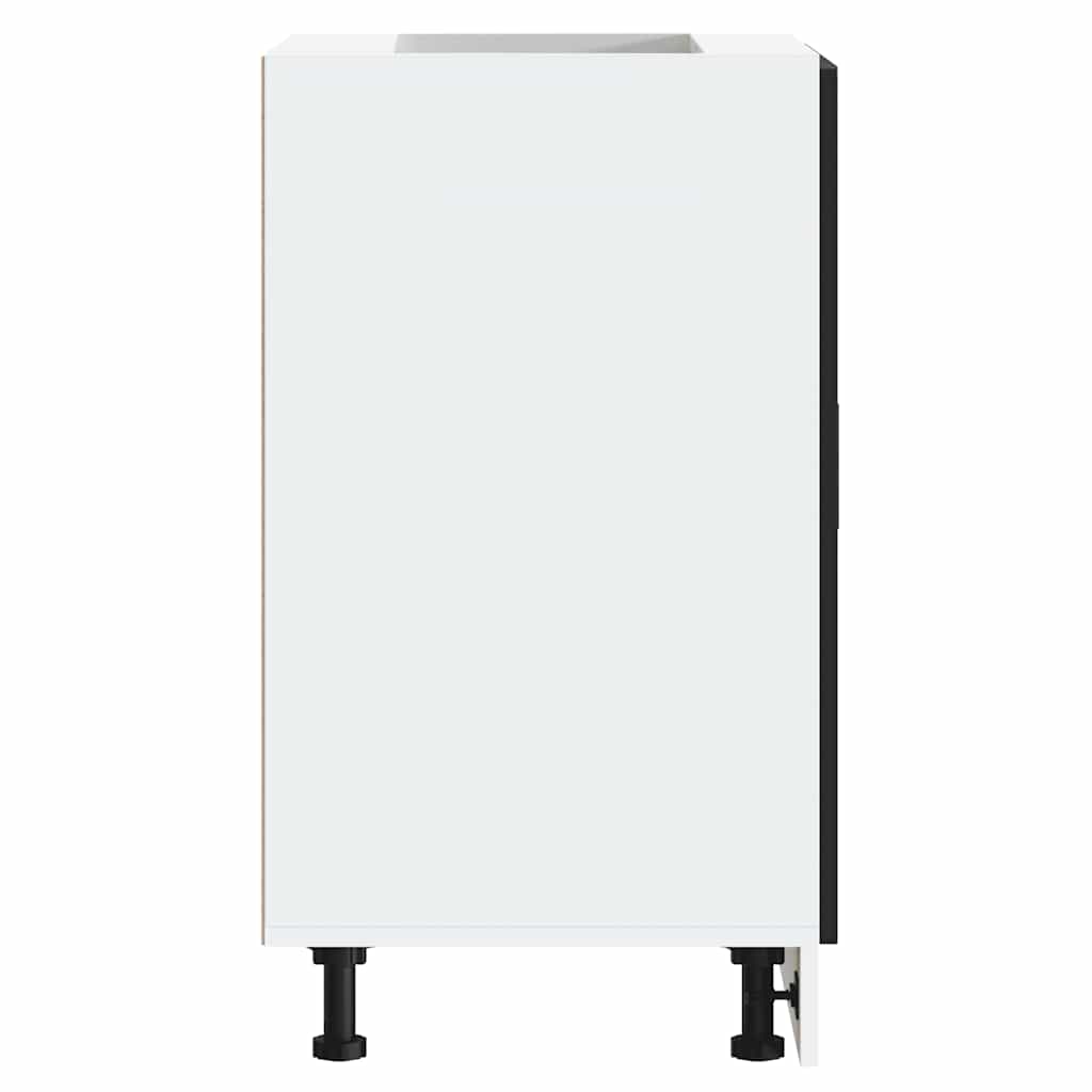 Kitchen Base Cabinet Porto Black Engineered Wood