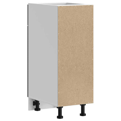 Kitchen Base Cabinet Porto Black Engineered Wood