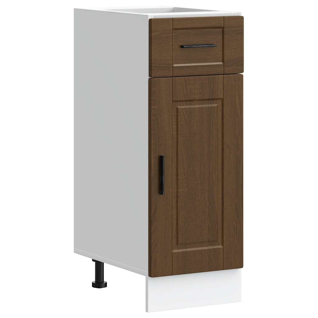 Kitchen Base Cabinet Porto Brown Oak Engineered Wood