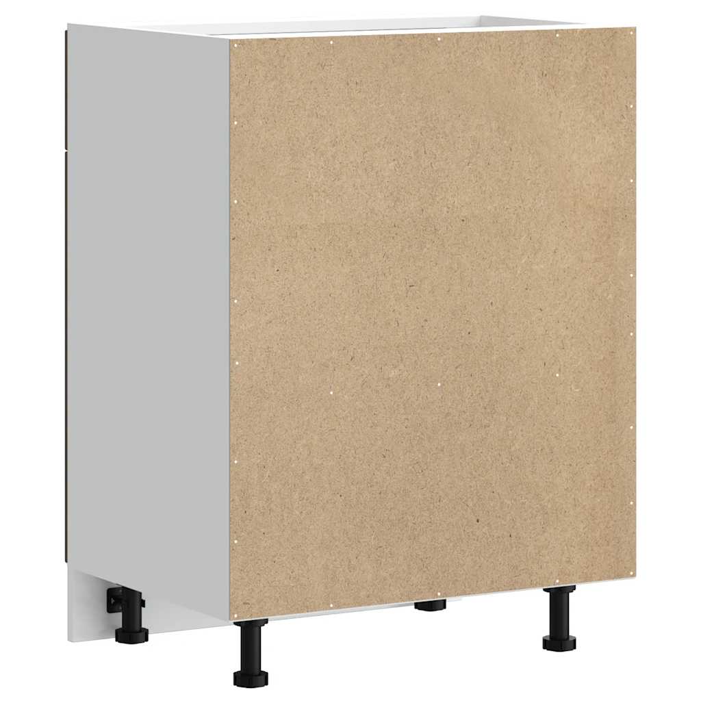 Kitchen Base Cabinet Porto Brown Oak Engineered Wood