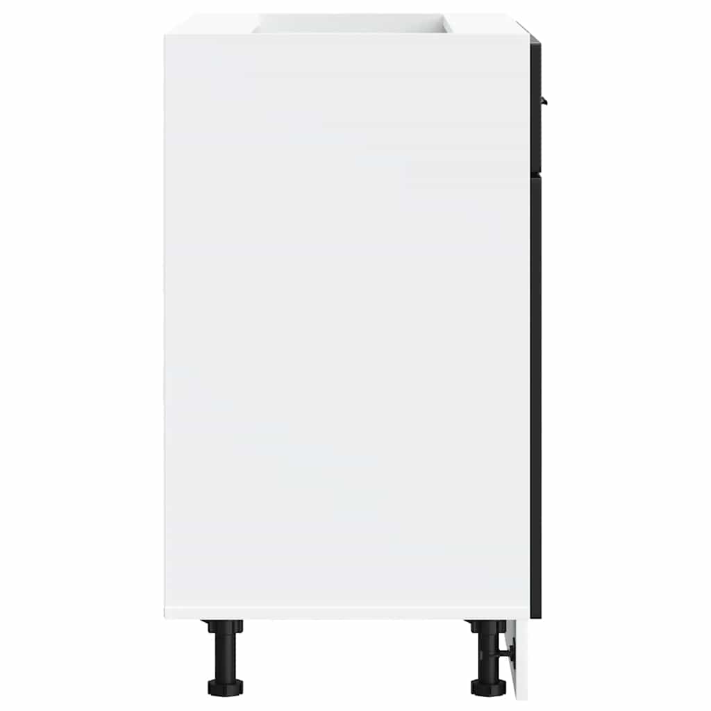 Kitchen Base Cabinet Porto Black Engineered Wood