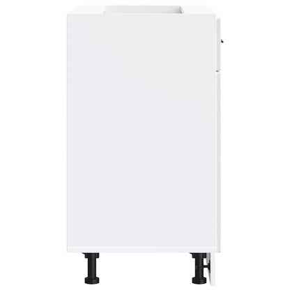 Kitchen Base Cabinet Porto High Gloss White Engineered Wood