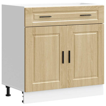 Kitchen Base Cabinet Porto Sonoma Oak Engineered Wood