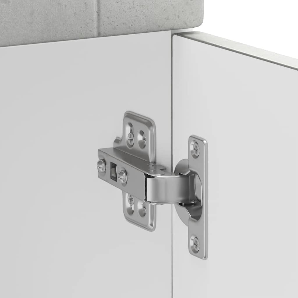 Kitchen Base Cabinet Porto Concrete Grey Engineered Wood