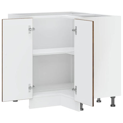 Kitchen Corner Base Cabinet Porto Smoked Oak Engineered Wood