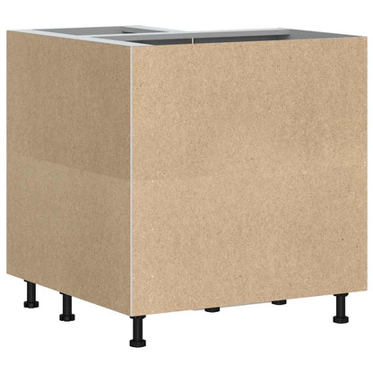Kitchen Corner Base Cabinet Porto Smoked Oak Engineered Wood