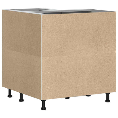Kitchen Corner Base Cabinet Porto Grey Sonoma Engineered Wood