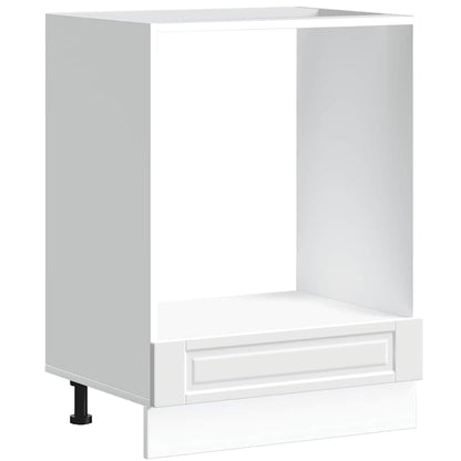 Oven Cabinet Porto White Engineered Wood