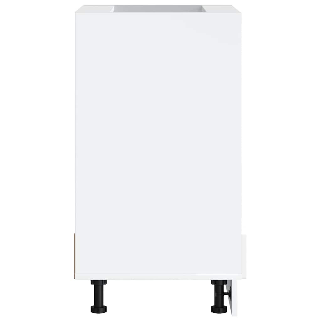 Oven Cabinet Porto White Engineered Wood