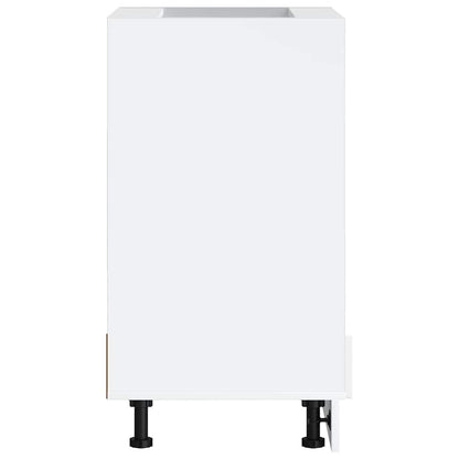 Oven Cabinet Porto White Engineered Wood