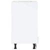 Oven Cabinet Porto High Gloss White Engineered Wood