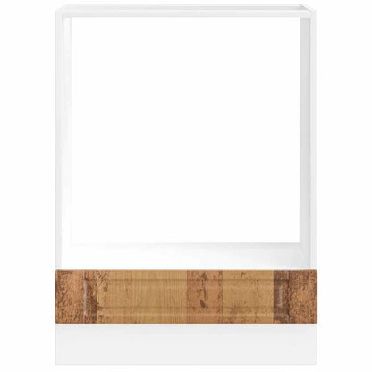 Oven Cabinet Porto Old Wood Engineered Wood