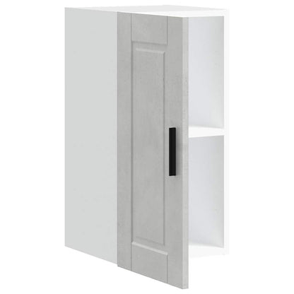 Kitchen Wall Cabinet Porto Concrete Grey Engineered Wood