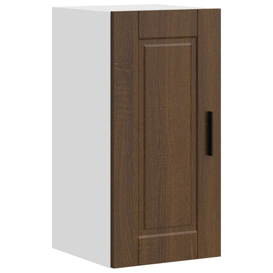 Kitchen Wall Cabinet Porto Brown Oak Engineered Wood